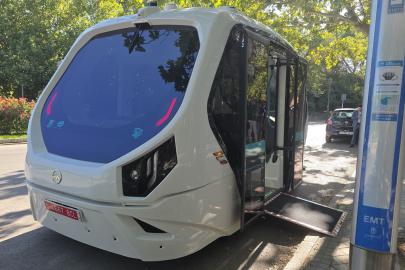 Madrid’de ilk sürücüsüz elektrikli otobüs denemesi