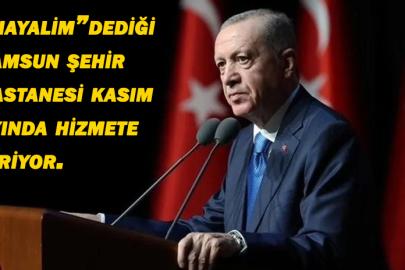 Samsun Şehir Hastanesi  Kasım ayında hizmete giriyor.