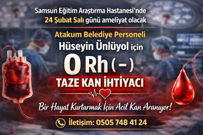 ACİL KAN ARANIYOR! 0 Rh (-) Taze Kan İhtiyacı  İLETİŞİM : 0505 748 41 24