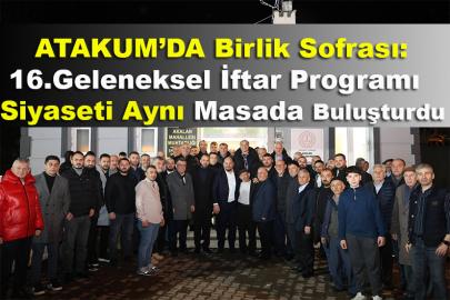 Atakum’da Birlik Sofrası: 16. Geleneksel İftar Programı Siyaseti Aynı Masada Buluşturdu