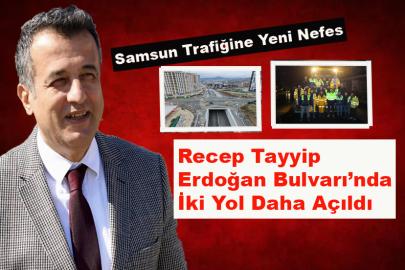 Recep Tayyip Erdoğan Bulvarı’nda Yeni Bağlantılar Trafiğe Açıldı