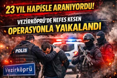 Vezirköprü'de 23 Yıl Aranan Zanlının Nefes Kesen Operasyonu